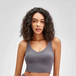 Camiseta sin mangas Nepoagym PASSION con estante, sujetador integrado, Top corto con acolchado extraíble, sujetador deportivo palangre para Yoga y gimnasio