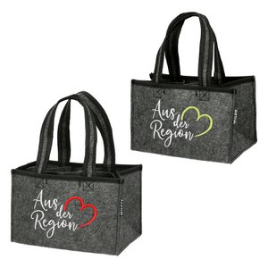 Bottle bag from the 2-site region. Dark gray, ve 6