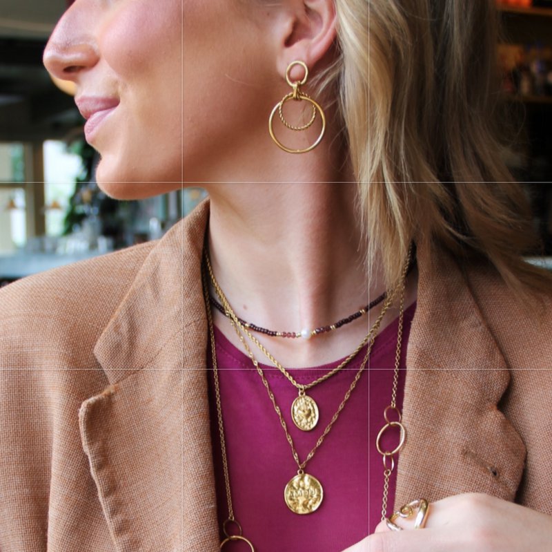 Miyuki necklace - Cacao Crush