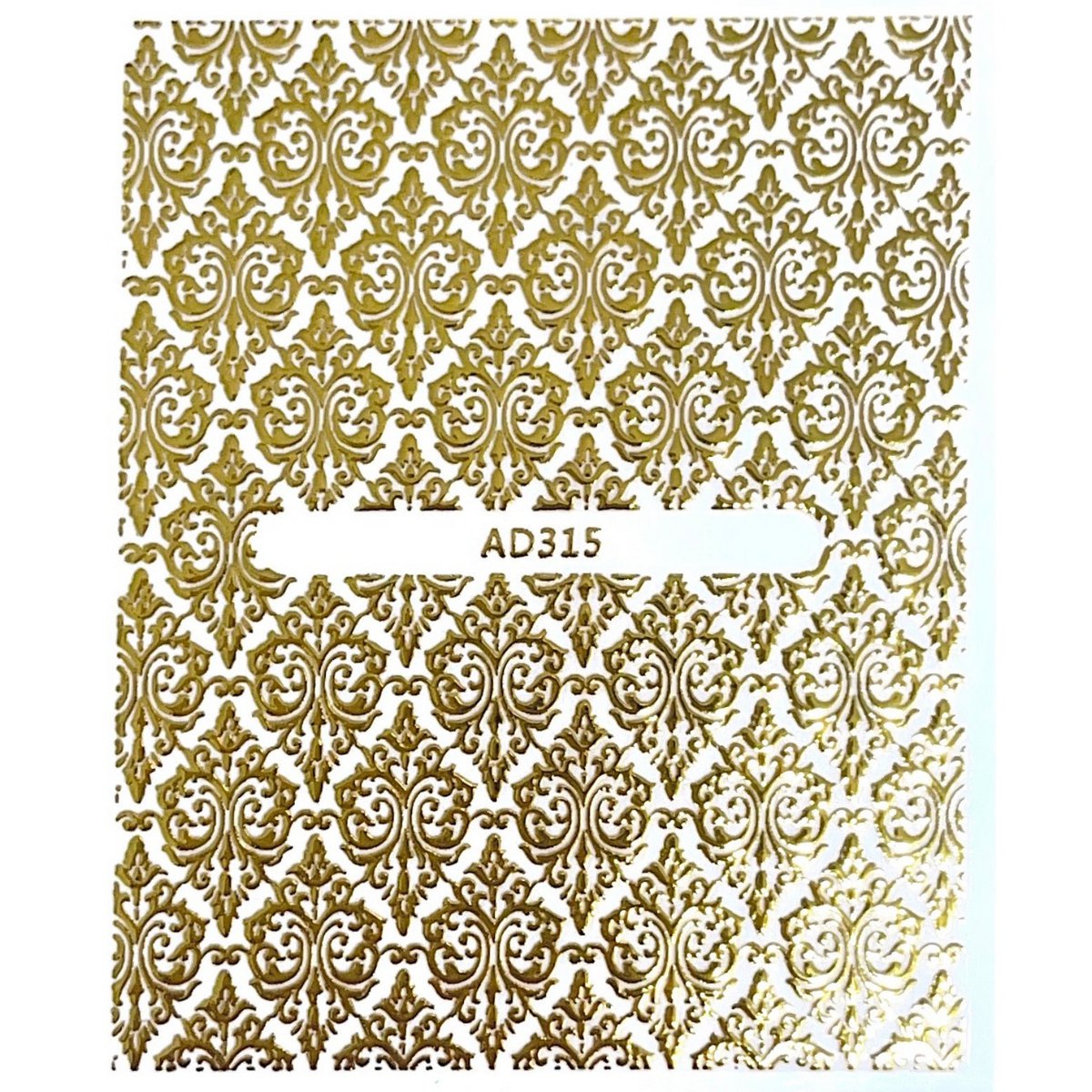 Gold pattern stickers