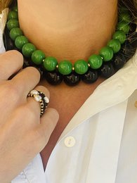 Halskæde Big Green