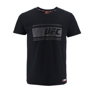UFC T-shirt Noir Officiel Homme – Collection 2025/2026 – Sport, Training & Streetwear – Tailles S à XXL