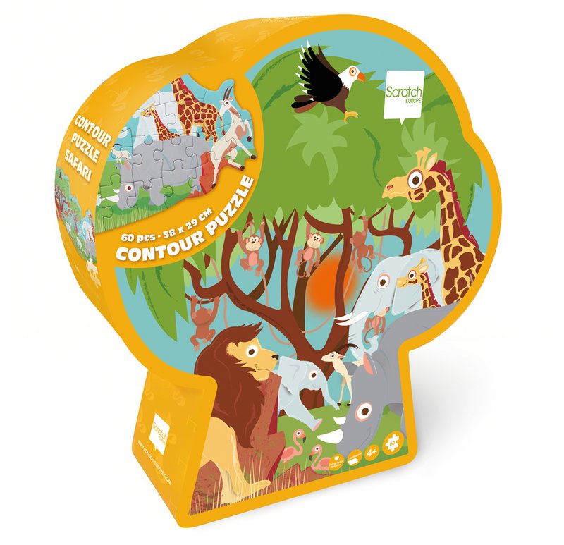 Contour Puzzel - Safari