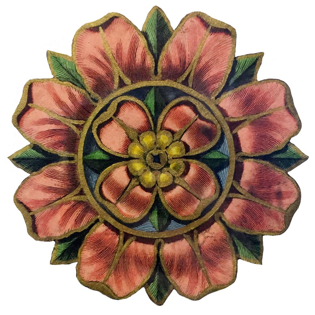 Pin rosace