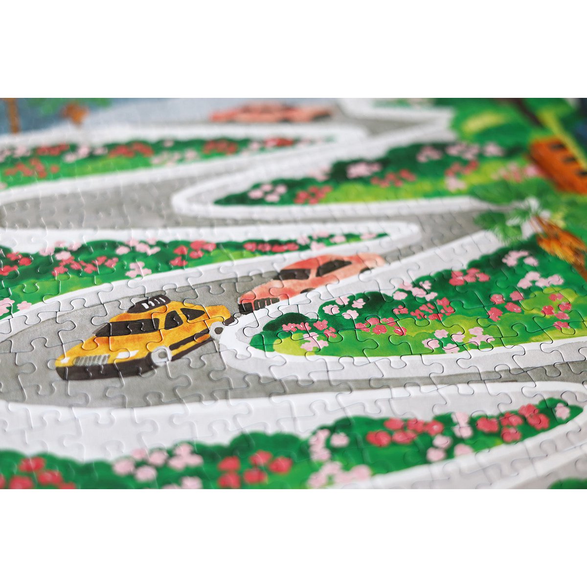 LOMBARD STREET - Jigsaw Puzzle 1000 brikker