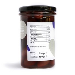 Kalamata organic olives, 314 gr jar
