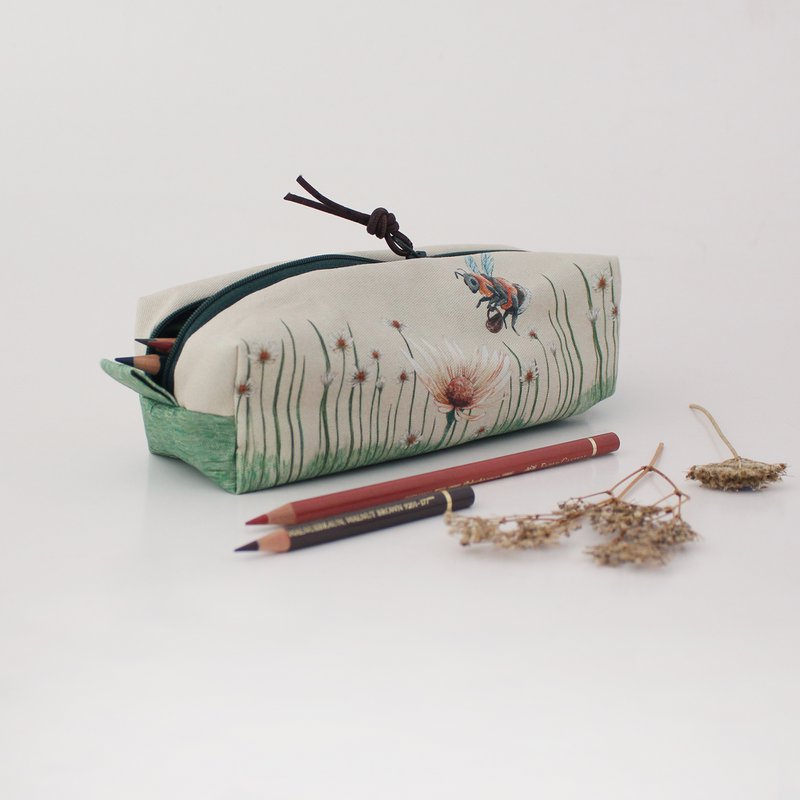 Bonnie de hommel | Vierkant zakje | Cosmetische tas | Etui