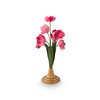 Deco Flower Metal Pink 36cm