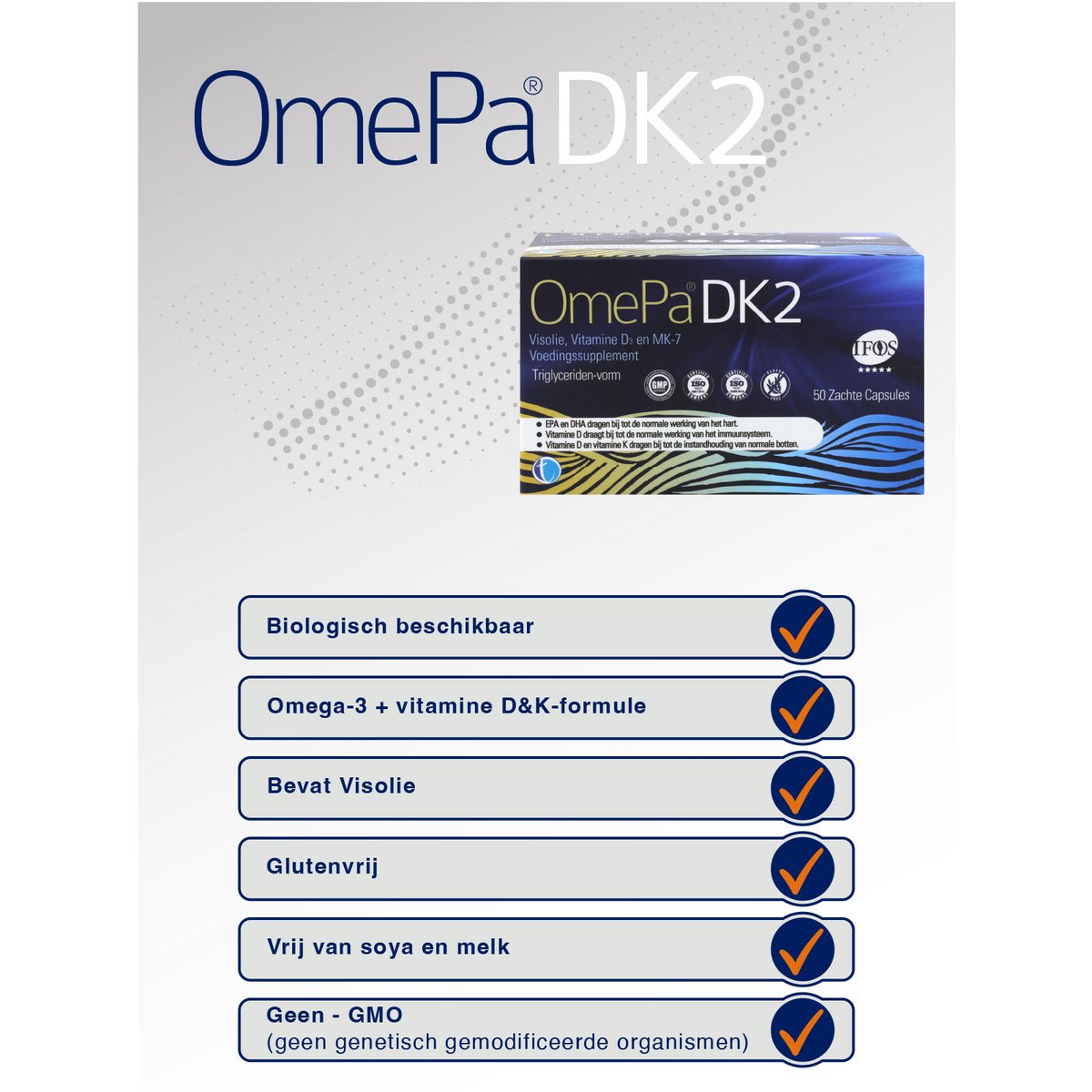 OmePa DK2 | Omega-3 & Vitamin D3 + K2 Supplement