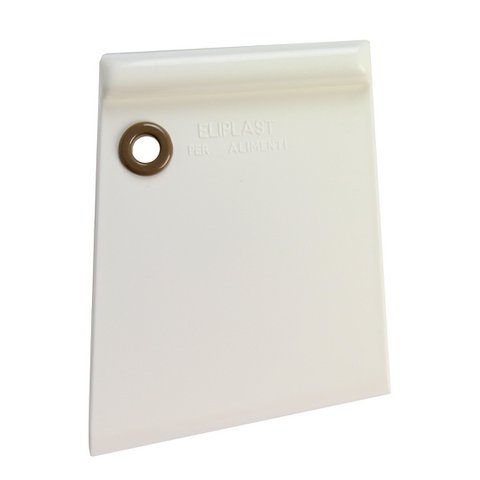Plastic spatula for cleaning cutting board 