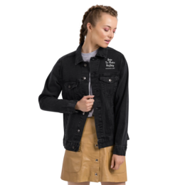 Denim jacket The Rebel Girl in Me will Never Die Unisex denim jacket