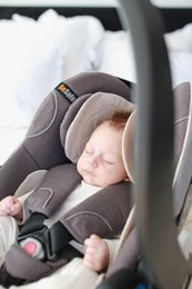 Linned anti-sweat-indsats/ foring til et babysæde