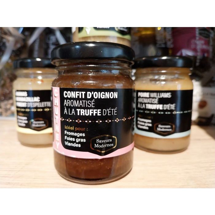 Cebolla confitada aromatizada con trufa de verano