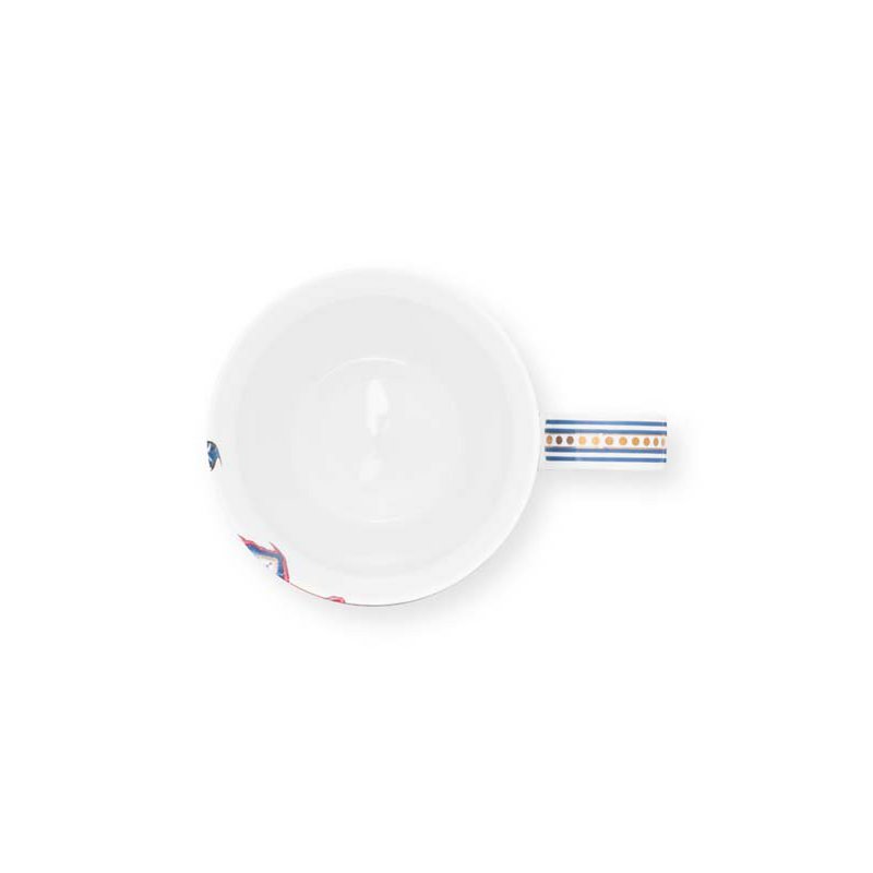 Mug Large Flower Festival Light Blue 350ml