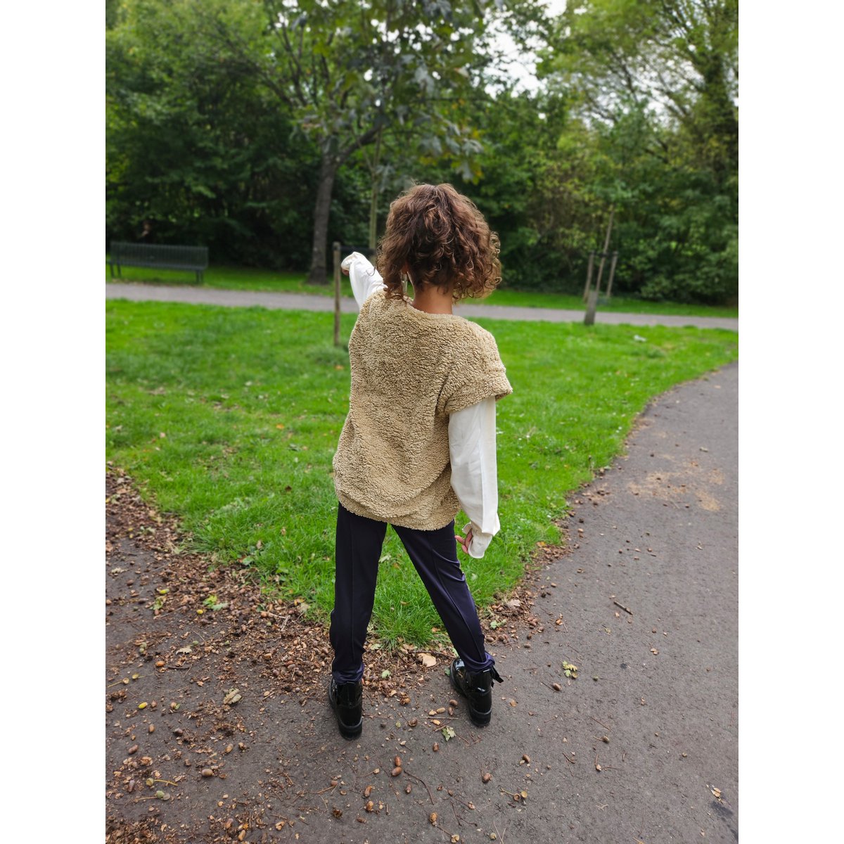 Funcle Girls Teddy Gilet