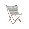 SILLON ALGODON HIERRO 74X65X90 MARIPOSA BLANCO LD193920