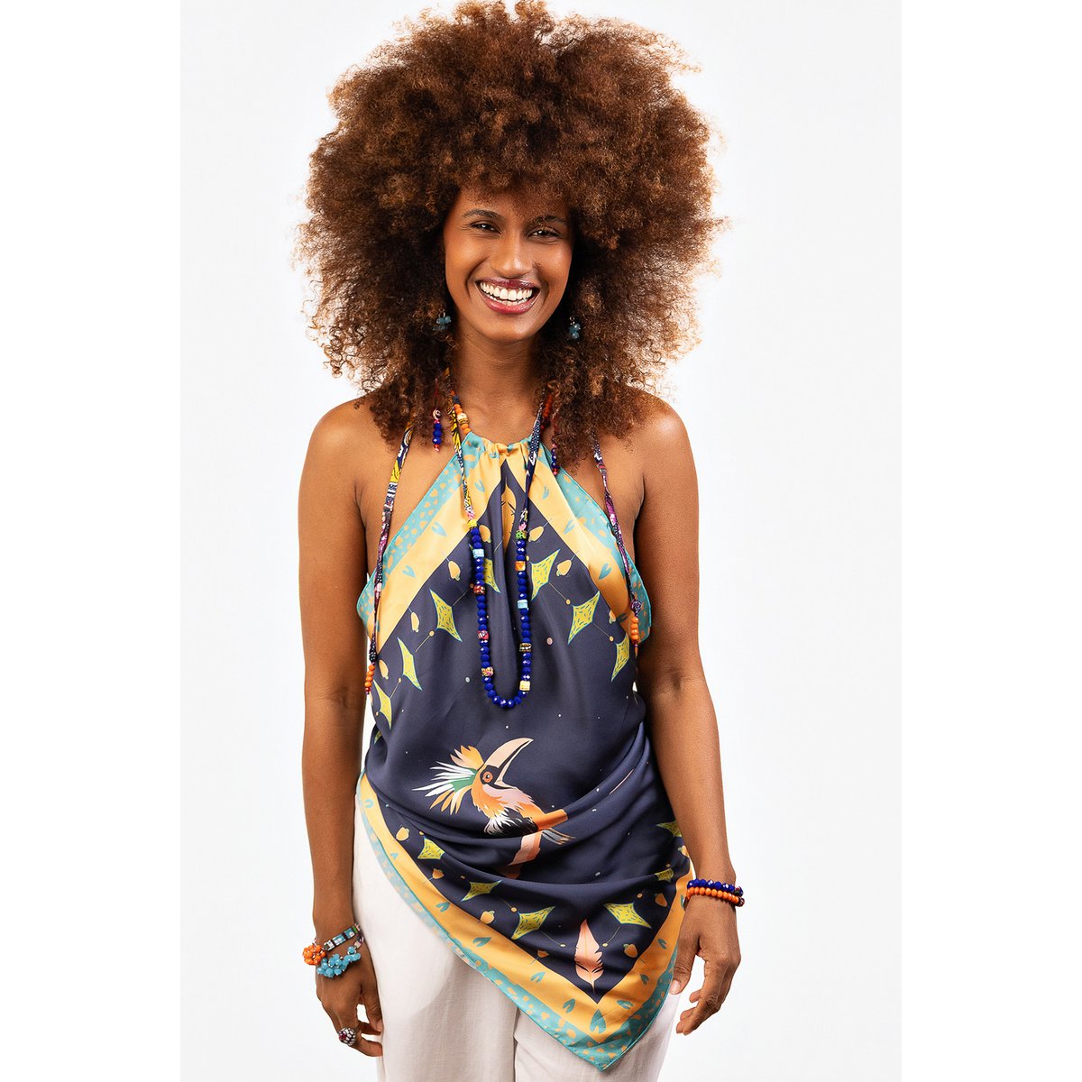Foulard Hornbill Nuit