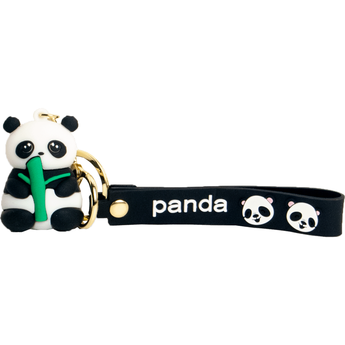 Edo Sleutelhanger Panda, 4.5x5cm, soft plastic, mix 12pcs