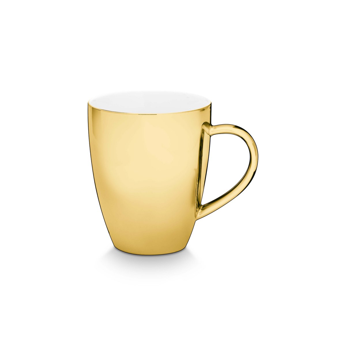 Set/2 XL Mugs with Ear Gold 400ml
