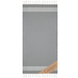 Serviette Hammam Fouta Provence - Gris - 100x200cm