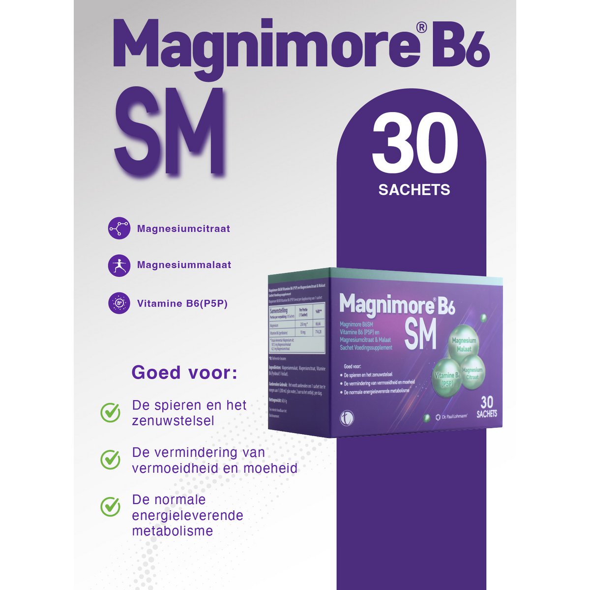 Magnimore SM B6 | Magnesiumpräparat