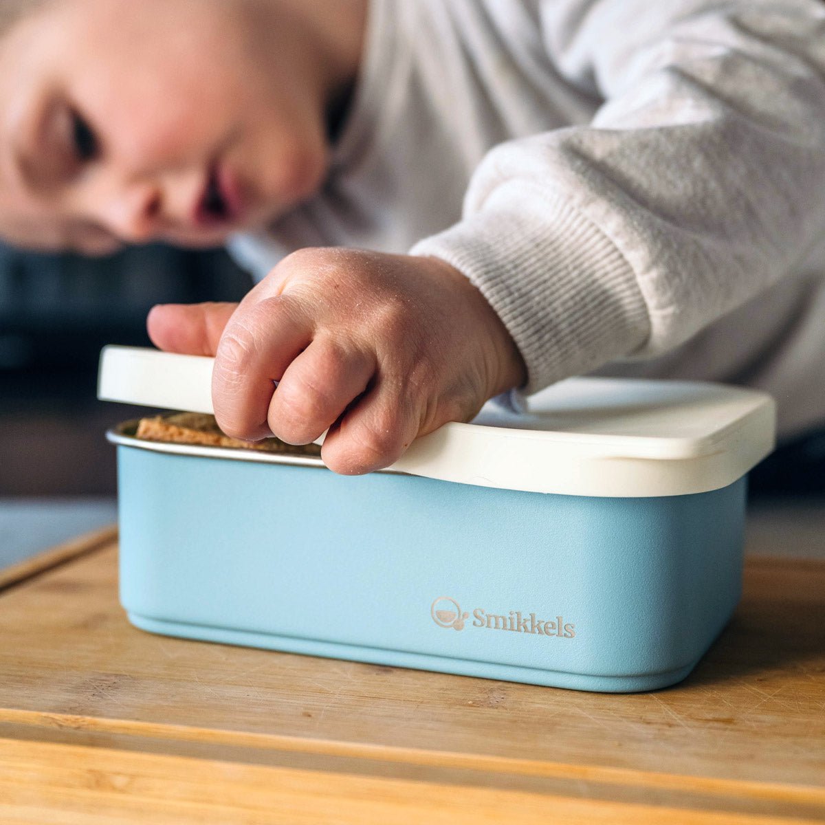 Boîte à lunch en acier inoxydable avec couvercle en silicone