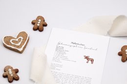 Postkarte - Pfefferkuchen