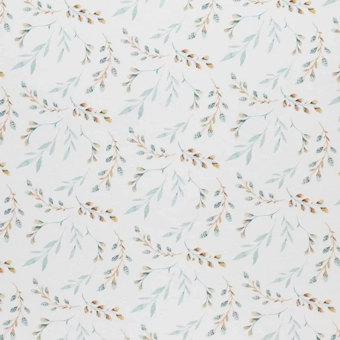 Baby hat willow branch print