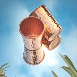 HAMMERED COPPER TUMBLER 300 ML