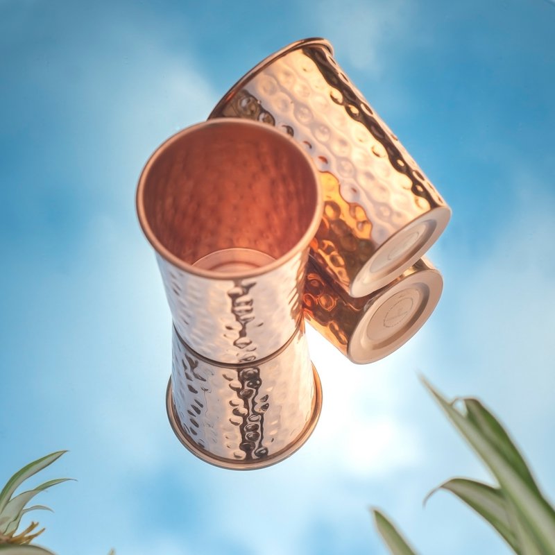 HAMMERED COPPER TUMBLER 300 ML