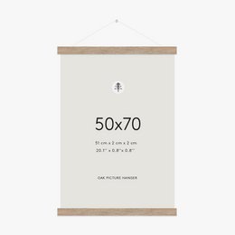 Magnetic Oak Poster Hanger, 50x70