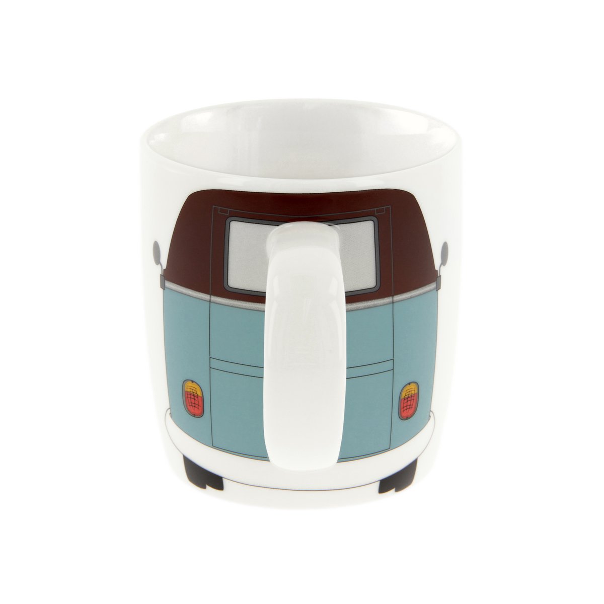 Volkswagen VW T1 Bus Koffiemok 370ml in Geschenkdoos - Voorzijde/Benzine & Bruin