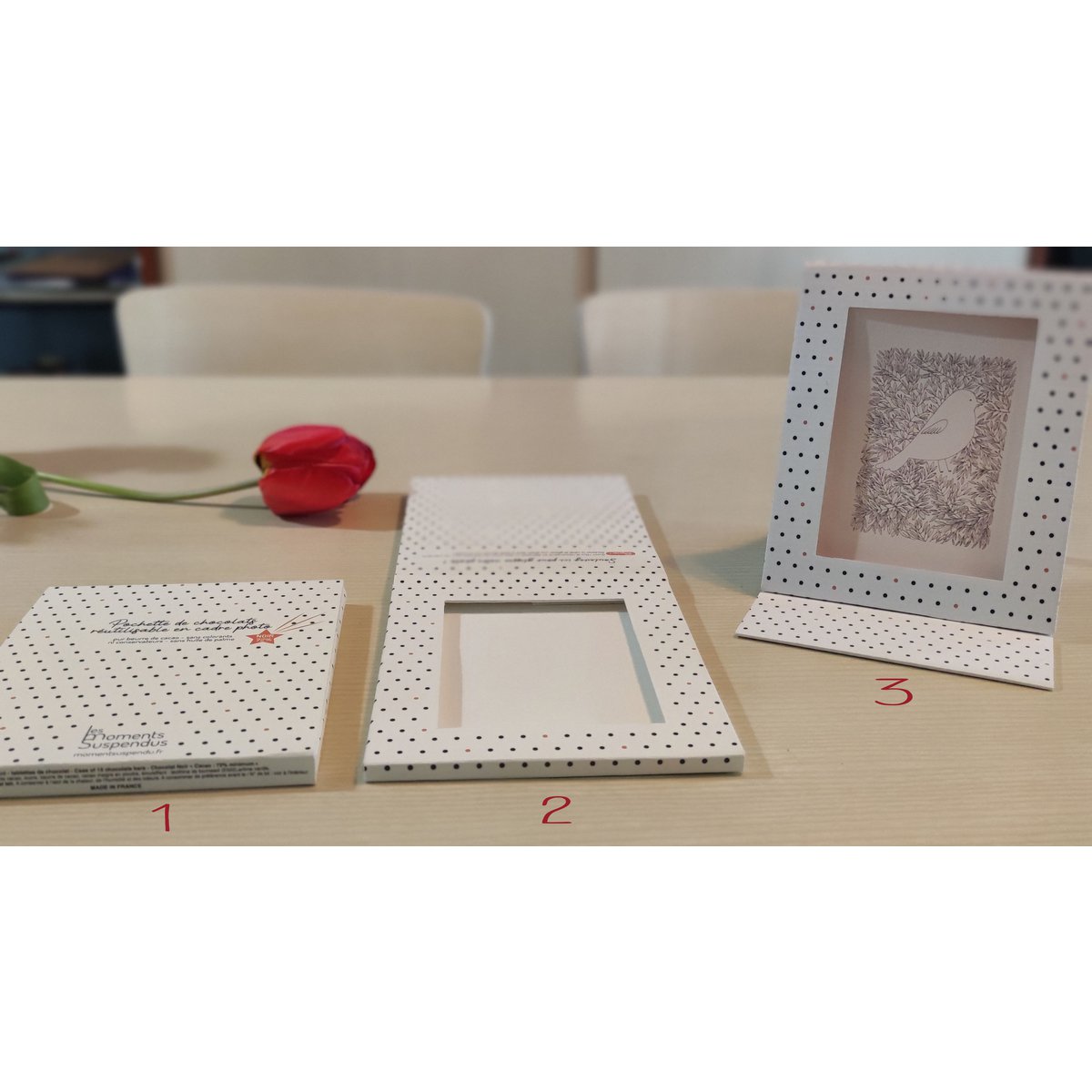Reusable gift pouch in photo frame ©