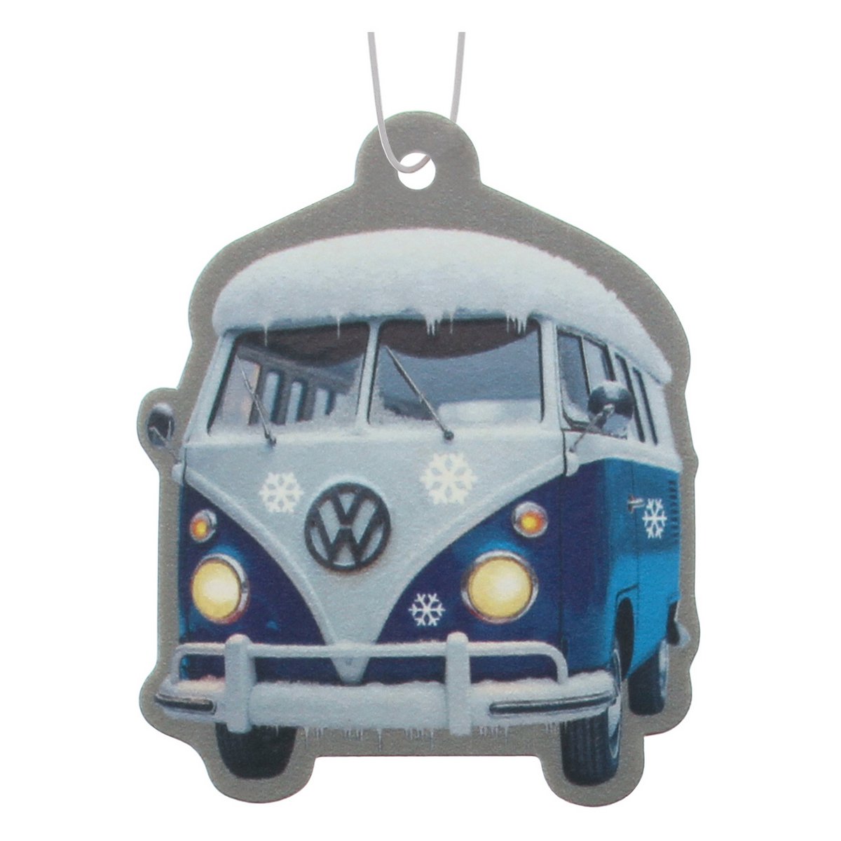 Volkswagen VW T1 Bus Air Freshener - Blue/Fresh Ice *WINTER EDITION*