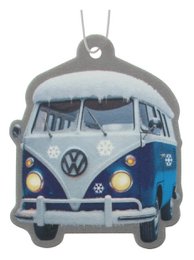 Volkswagen VW T1 Bus Air Freshener - Blue/Fresh Ice *Winter Edition *