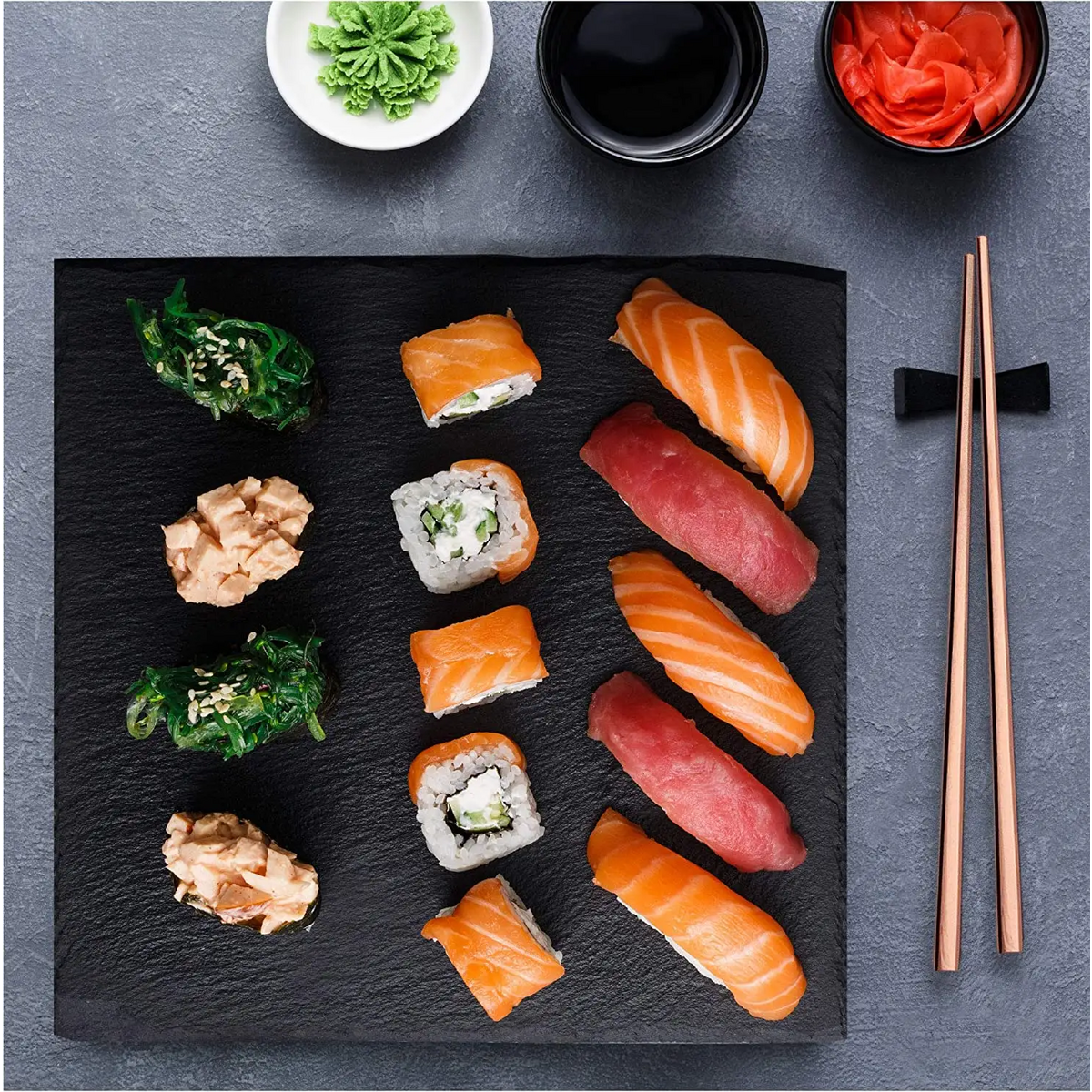 Pair of Reusable Chopsticks - Stainless steel - 5 colors available