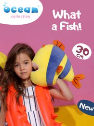 Plys legetøj. Hav, fisk (30 cm)