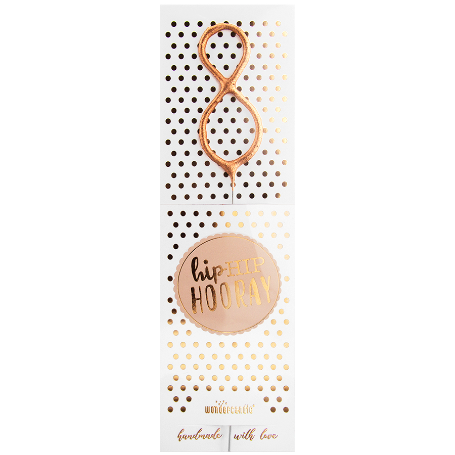 Hiphip hooray Roségold 290 Sortiment 144 Wondercandle® classic
