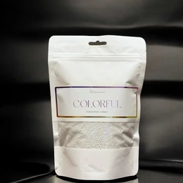  Silver-colored, unscented candle refill kit, 330g. Cylindrical shape, made of wax material.