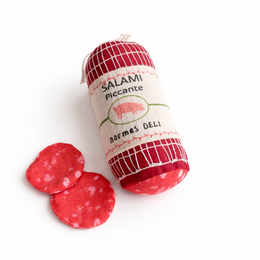 Salami Piccante Play Set – Handmade Fabric Toy - 1 set
