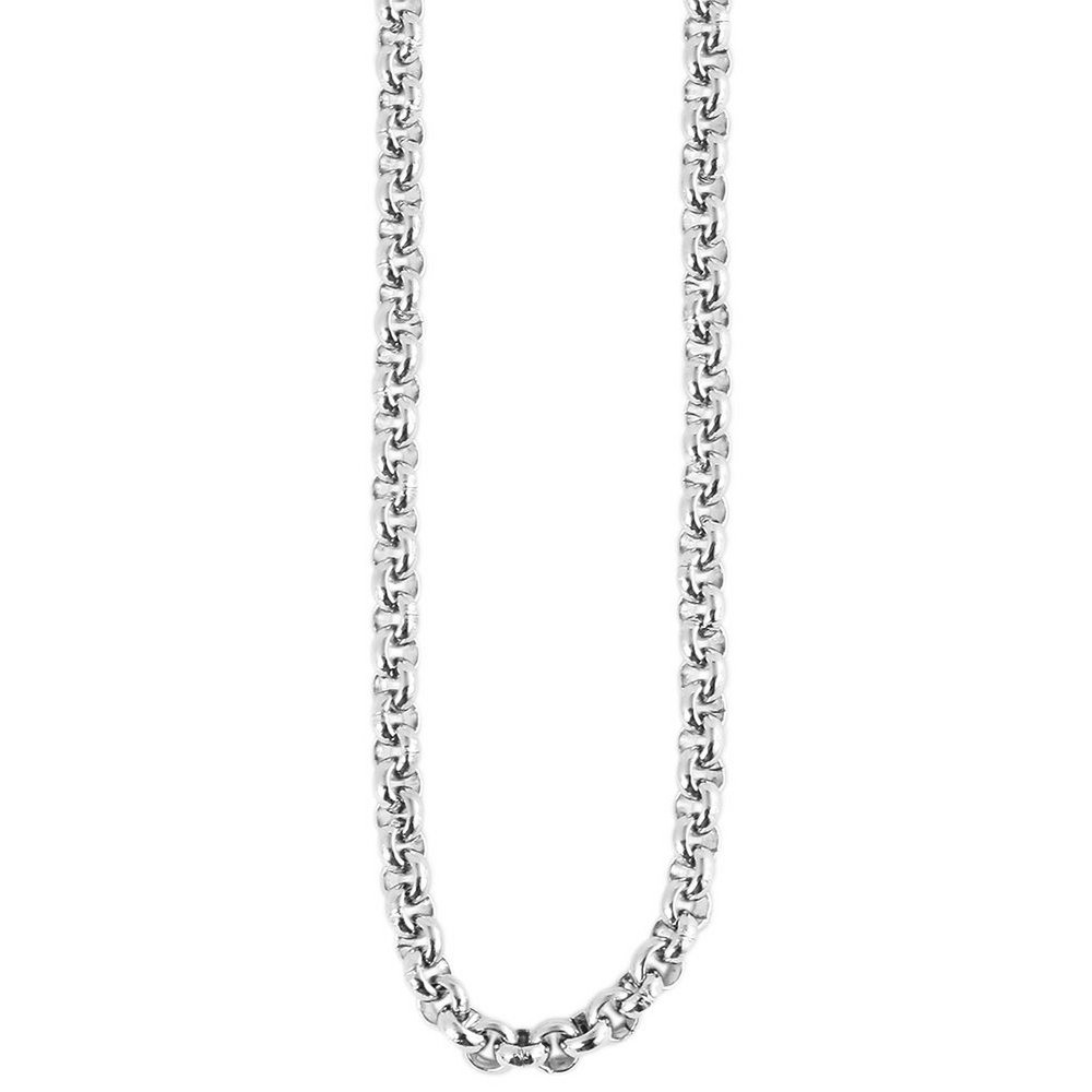 "Femine", accenterwtenketting van roestvrij staal, zilverkleurig, 45 cm