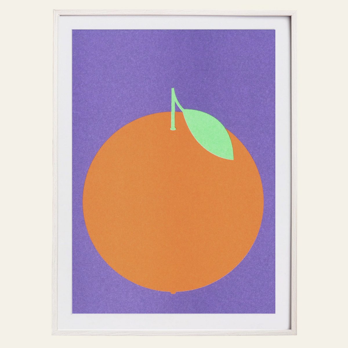 Risography - Artprint poster - Orange - DIN A3