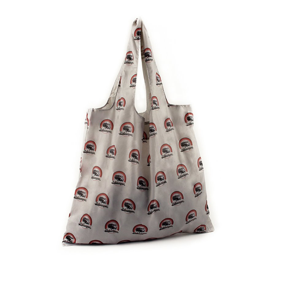 Volkswagen VW T1 Bus Shopper Bag, foldable - Front/Grey