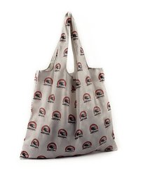 Volkswagen VW T1 Bus Shopper Bag, foldable - Front/Grey