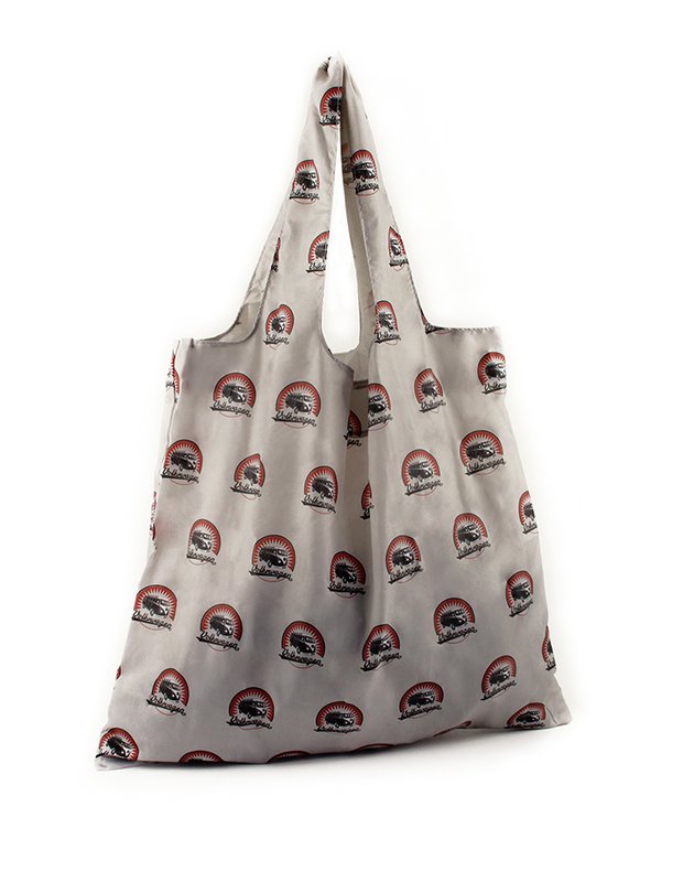 Volkswagen VW T1 Bus Shopper Bag, foldable - Front/Grey