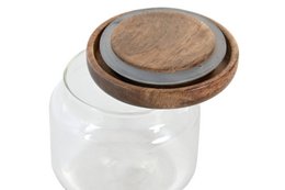 BOTE SET 3 CRISTAL ACACIA 8,5X8,5X7,5 300ML PC205141