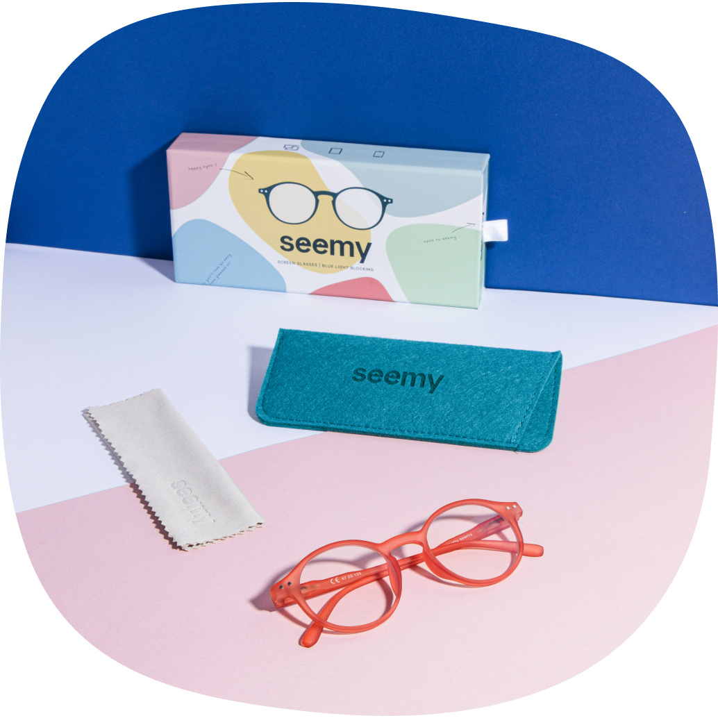Salmon Red - Computer Glasses