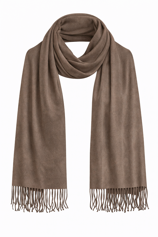 HS Cashmere Look tørklæde - 10+ farver - 180x68cm - Alsidig brug