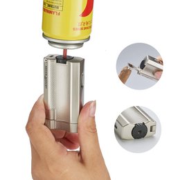 SM LONDON BRIQUET 2 JETFLAMES+CIG PUNCHER