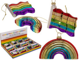 Glasanhänger für den Weihnachtsbaum, Pride,
